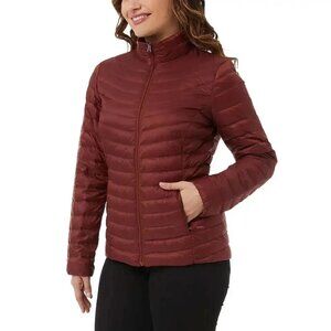 32 Degrees Ultra Light Down Jacket Coat Puffer Women's Size M Spice Apply